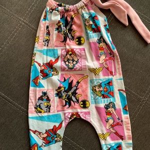Female superhero cotton Marlee Ro romper